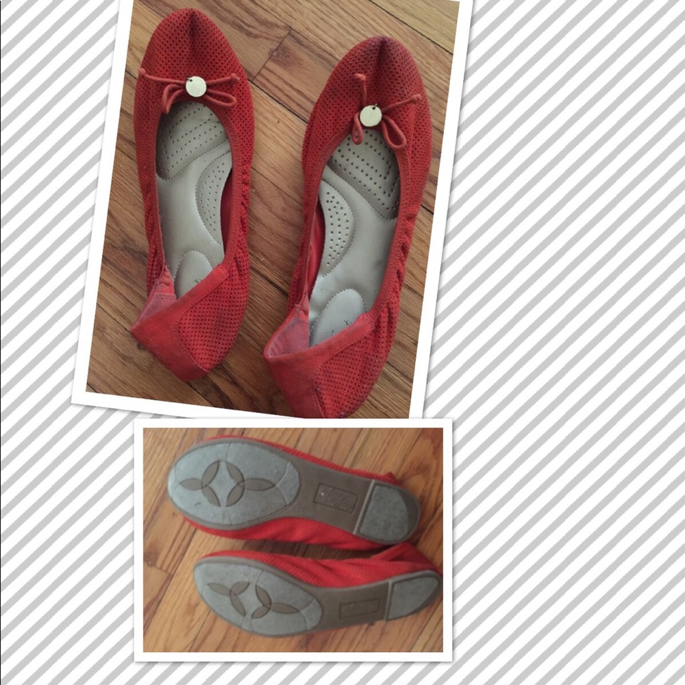 Dexflex comfort orange flats